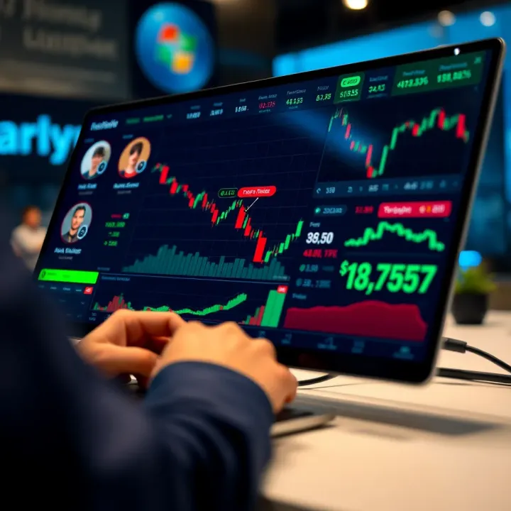 Overview of Leading Copy Trading Platforms Interface of a copy trading platform showing various trader profiles and their performance statistics