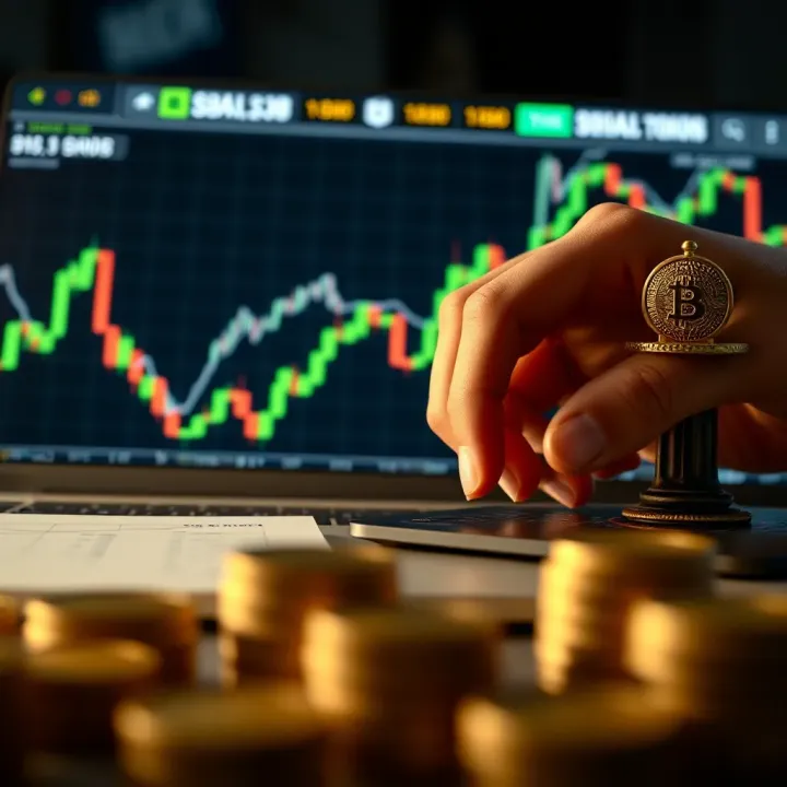 Visual representation of risk management strategies for binary options investment