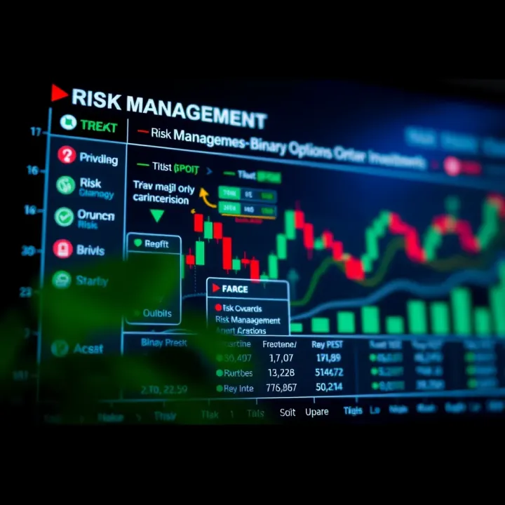 Risk Management and Regulation in Binary Options Investment Chart depicting risk management strategies and regulatory aspects for safer binary options investment