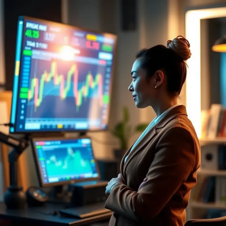 Strategies for Safer Binary Options Trading Visual representation of risk management and secure trading tips in binary options