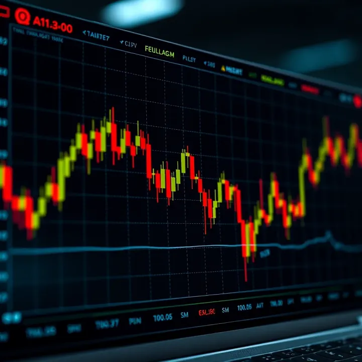 Understanding the Mechanism of Binary Options Trading Graph illustrating the mechanics of binary options trading with rising and falling market trends