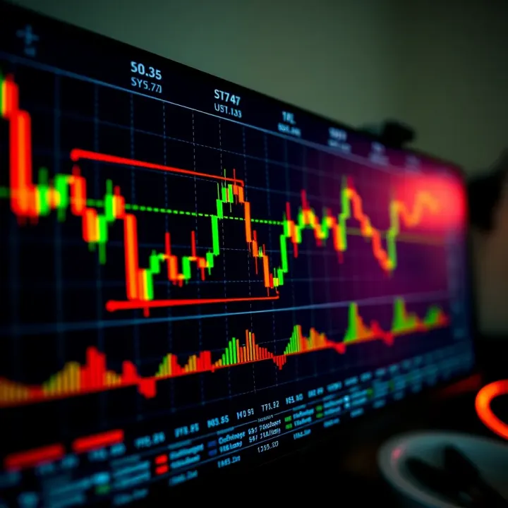 Binary Options Trading Signals Overview Chart displaying binary options trading signals with highlighted indicators