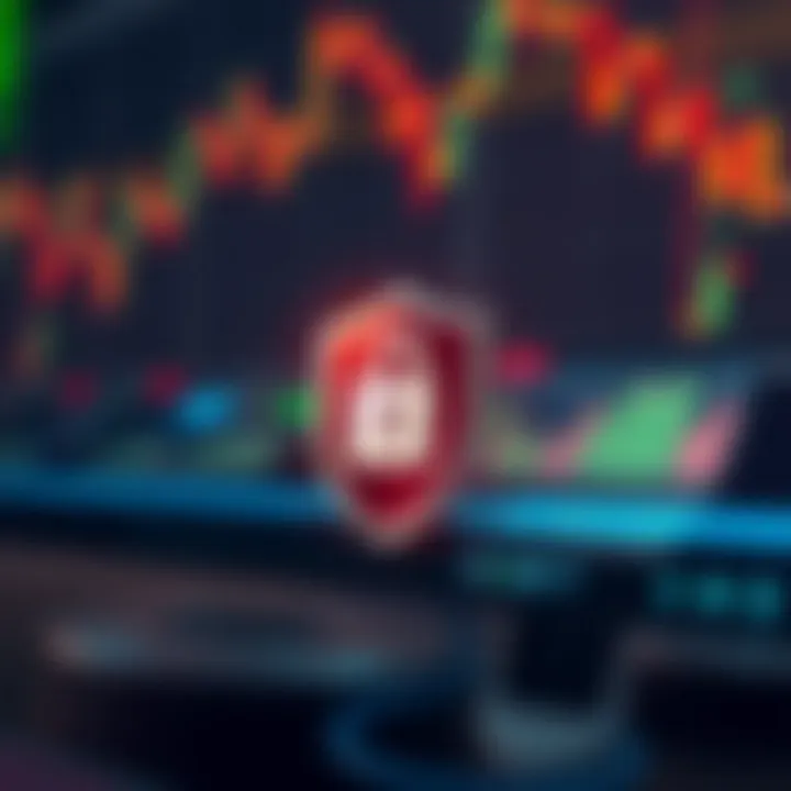 Security shield icon representing secure online trading platforms