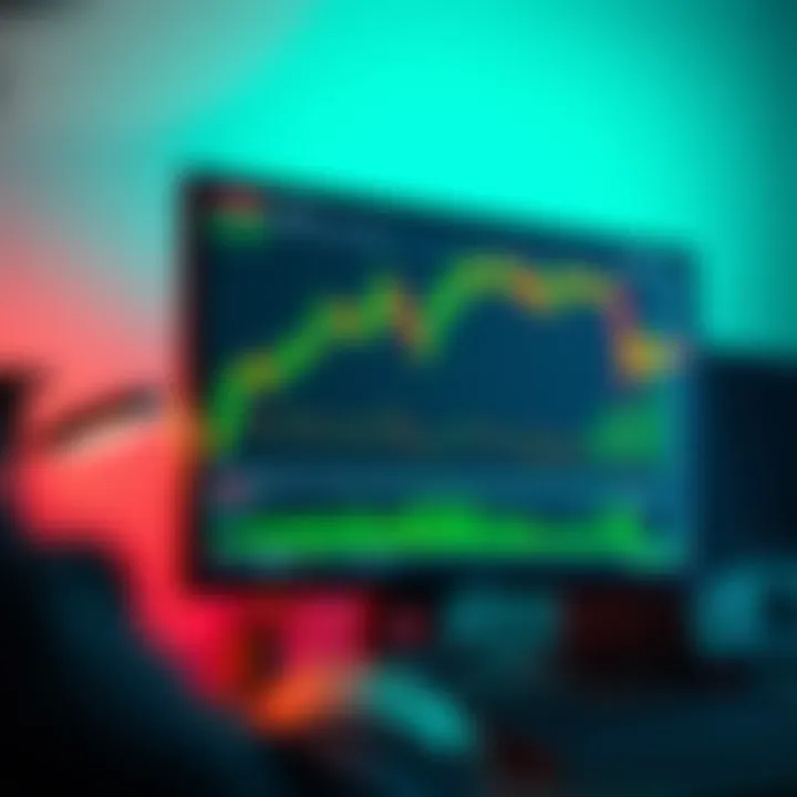 Illustration of a computer screen showing a trusted binary options trading platform interface