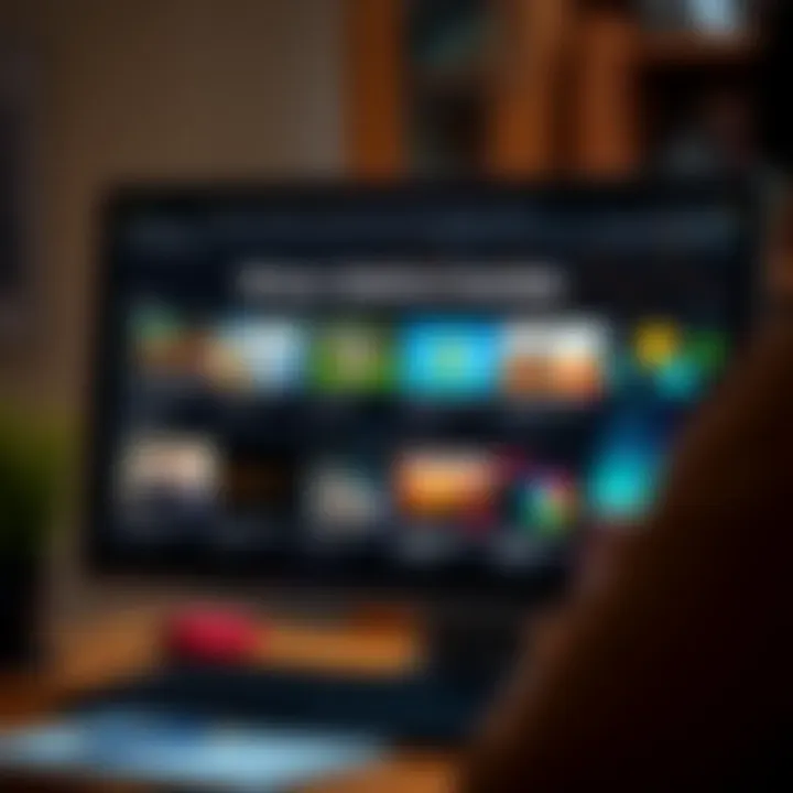 How to Choose Reliable Binary Options Courses Selection of online courses on a computer screen with focus on choosing reliable educational resources