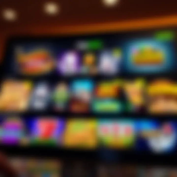 Online casino interface showing a variety of casino games available for demo play