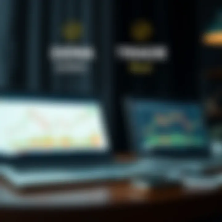 Differences Between Demo and Real Trading Accounts in Day Trade Comparison between demo and real trading accounts illustrating risk-free learning and real market challenges