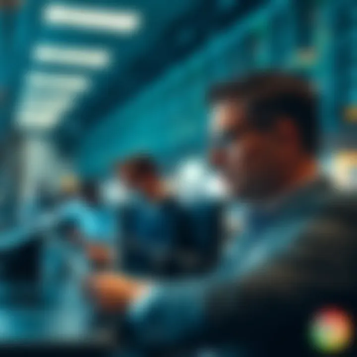 Conceptual illustration of investors replicating trades from professional traders through a network connection