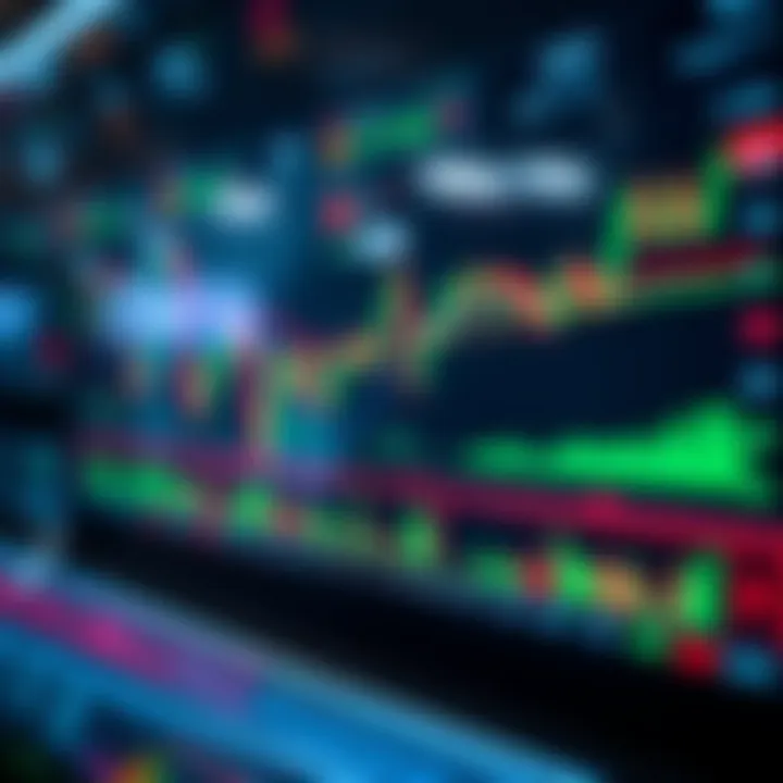 Modern trading platform interface displaying real-time charts and market data