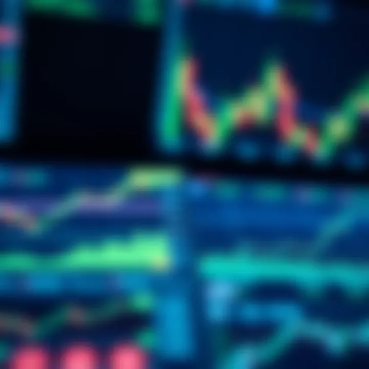 Illustration of financial charts and trading graphs representing day trading strategies