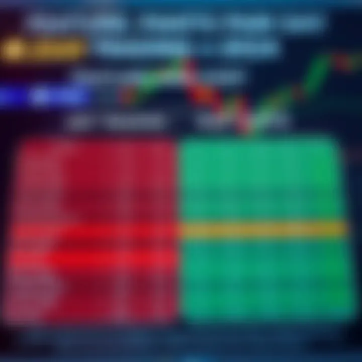 Comparison chart illustrating features and costs of different day trading platforms