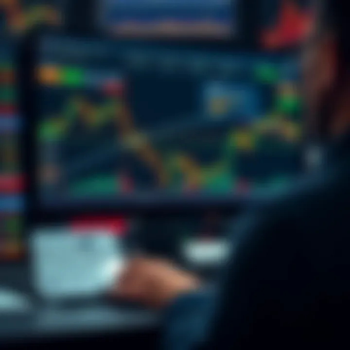 Illustration of various trading strategies including charts and indicators used by traders