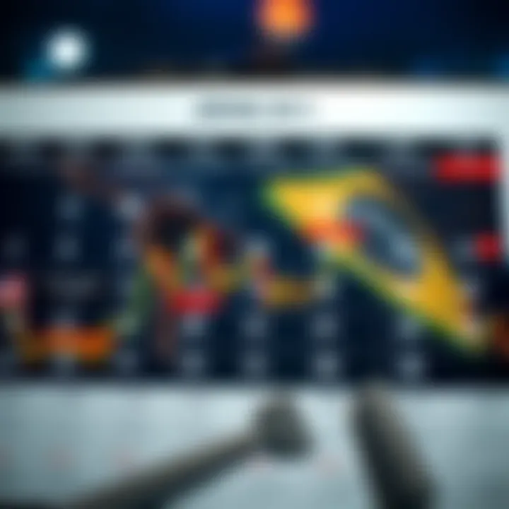 Calendar of Significant Economic Events Impacting Brazil's Market Calendar marking important economic event dates affecting Brazil's market