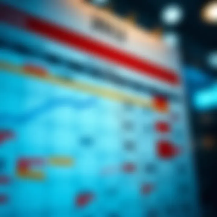 Calendar displaying upcoming financial events and indicators for market analysis