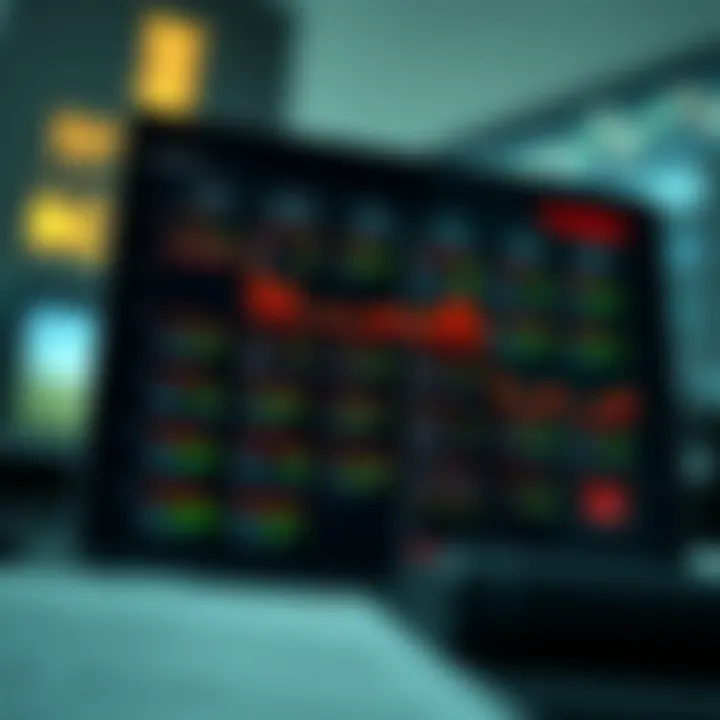 Economic calendar displaying various financial events impacting forex markets