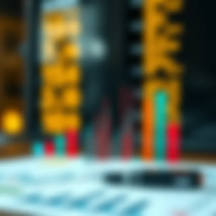 Graph illustrating the impact of economic indicators on various industry sectors