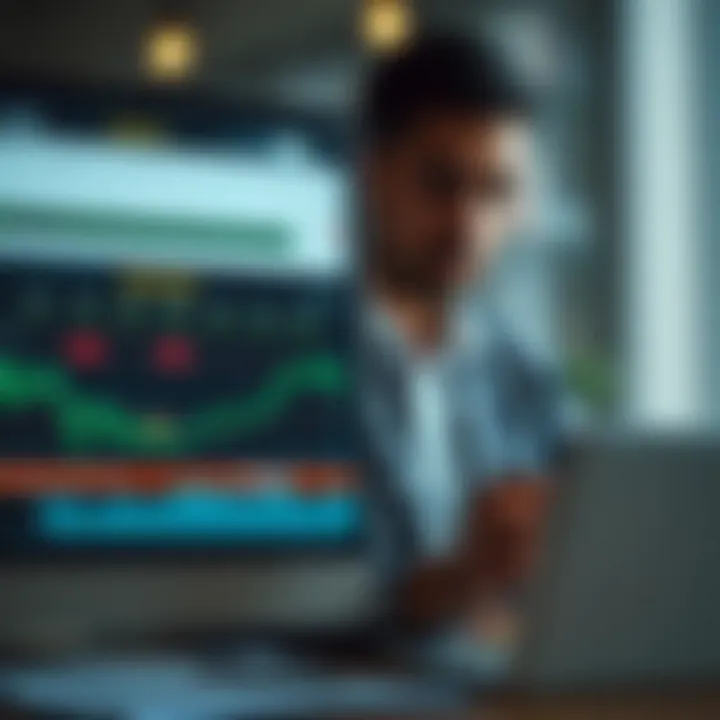 Analyzing Financial Data with Economic Calendar for Better Investments Graph and financial data analysis alongside economic calendar for informed investment decisions