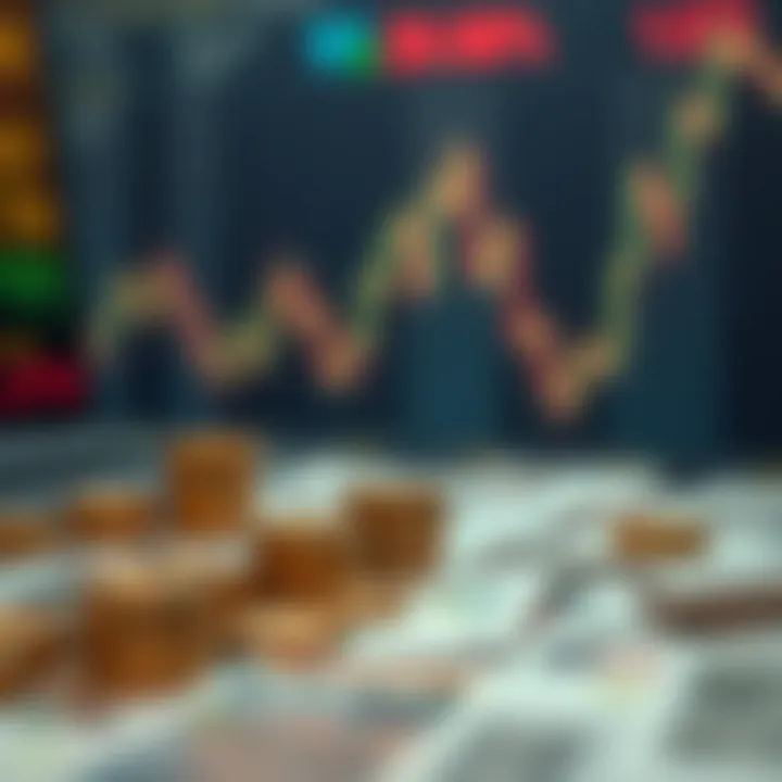 Financial Risk and Reward in Binary Options Investment Conceptual illustration of financial risk and reward in binary options investment