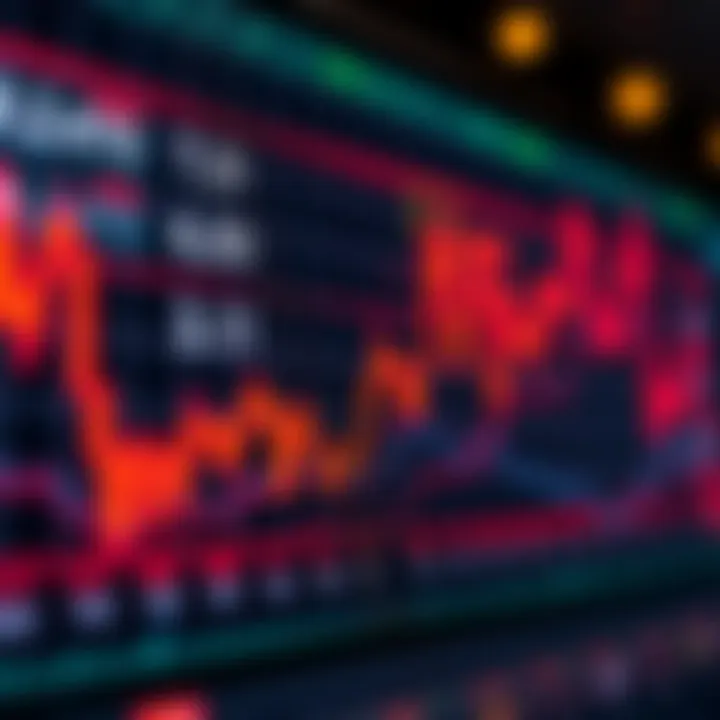 Currency Pairs Exchange Rate Dynamics in Forex Trading Graph illustrating currency pairs exchange rates fluctuating over time in the Forex market