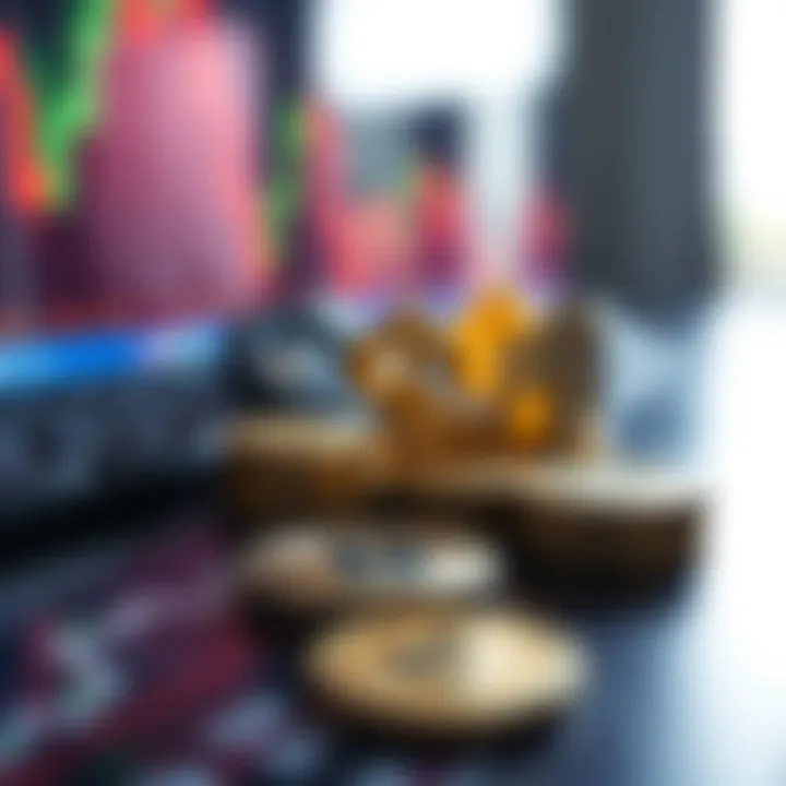 Illustration showing currency symbols representing Forex trading
