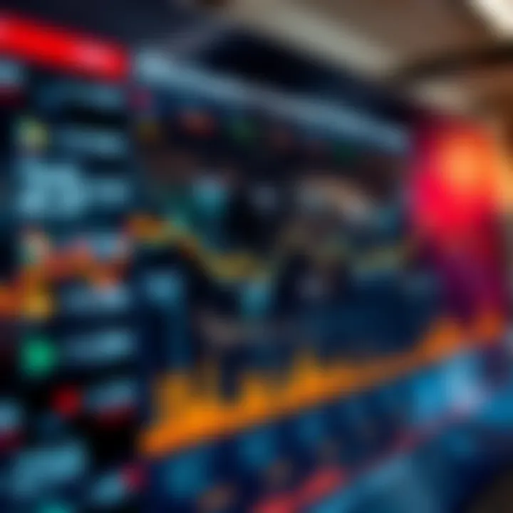 Global financial event timeline with data points and market impact highlights