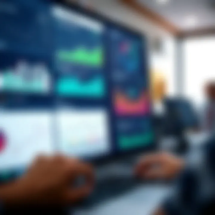 Data Analytics Tools Supporting Market Analysis and Strategic Decisions Dashboard showing data analytics tools and charts used for strategic decision making