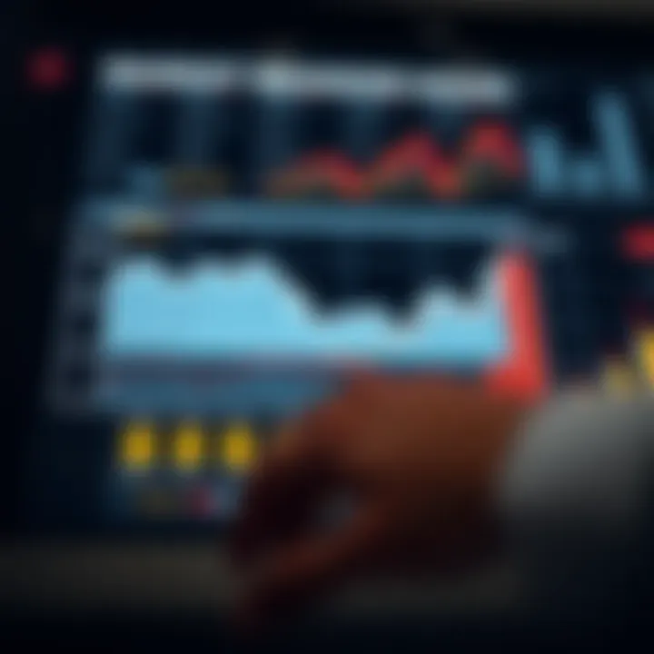 Graph illustrating market trends and consumer behavior analysis