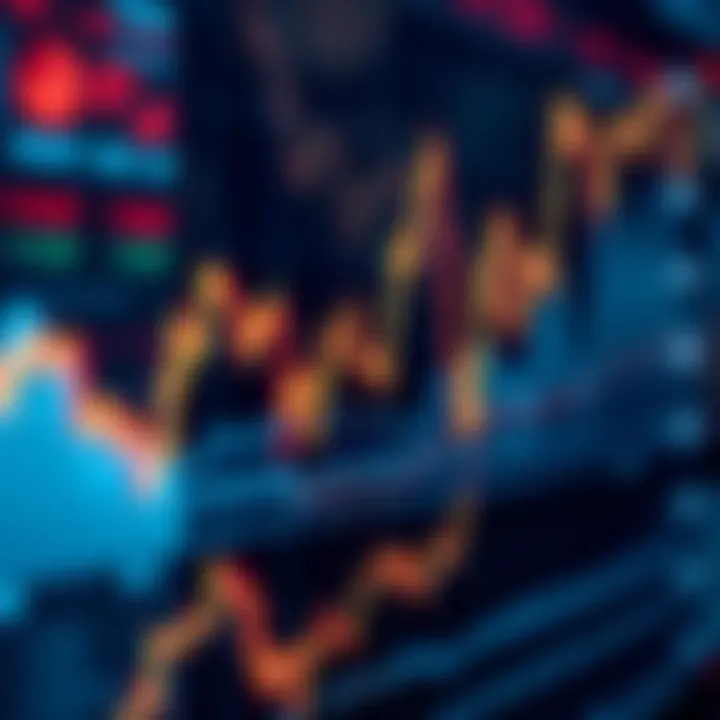 Graph depicting market trends and data analysis