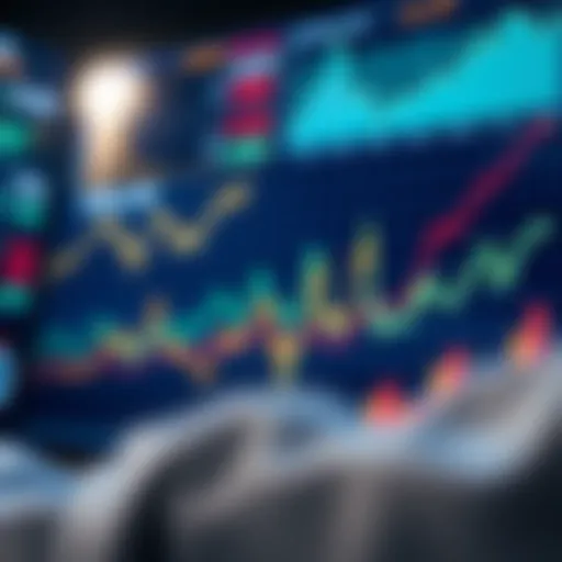 Graph showing market trends and consumer behavior analysis