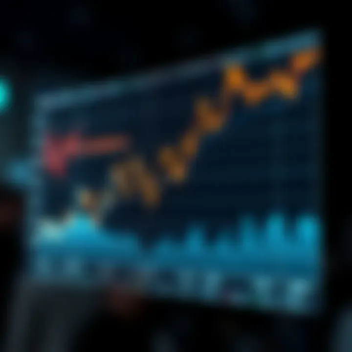 Market Trends Driven by Economic Data Releases Graph showing market trends influenced by economic data releases