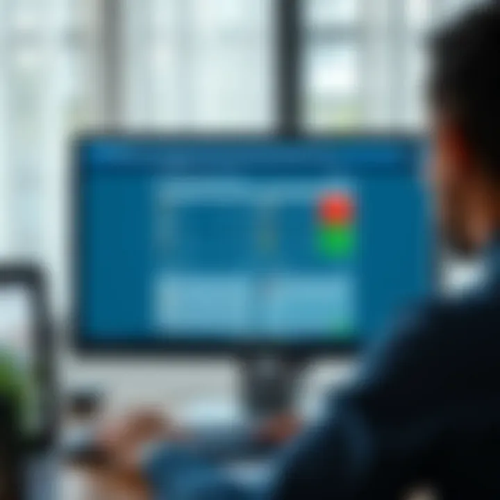 Illustration showing an online betting platform with a demo account interface on a computer screen