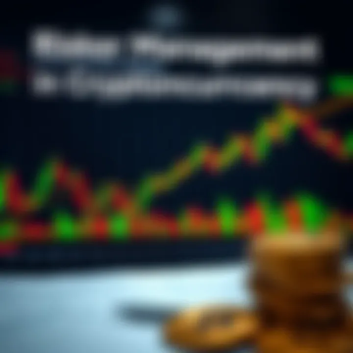 Graph showing risk management techniques applied to cryptocurrency trading