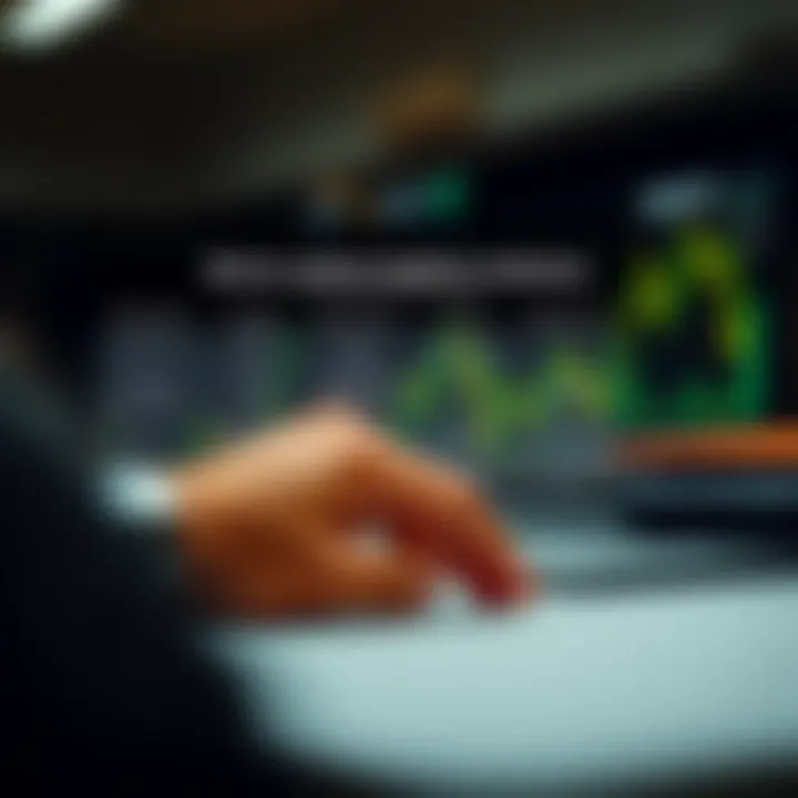 Diagram showing selection criteria for binary options indicators alongside strategy application tips