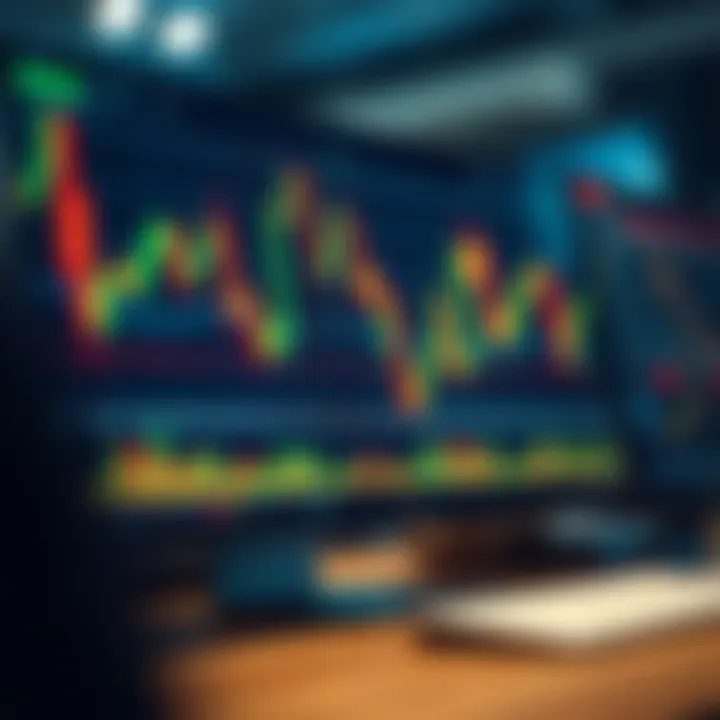 Digital interface showing automated trading signals for binary options