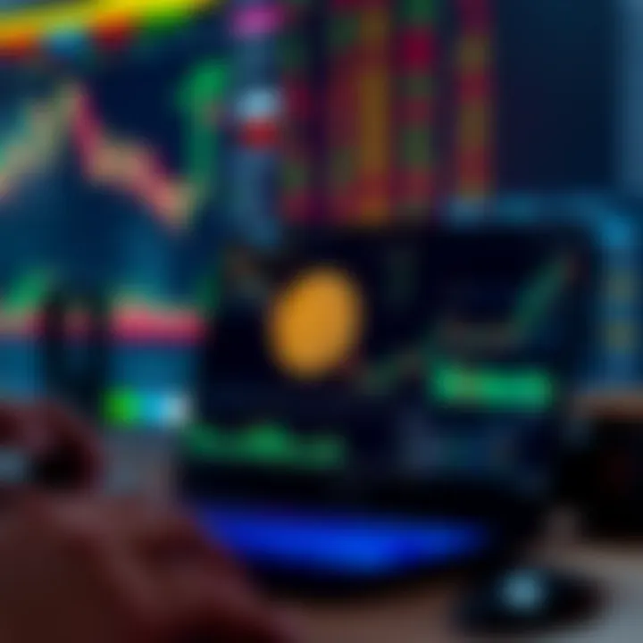 Illustration of key trading tools and strategies used in cryptocurrency day trading