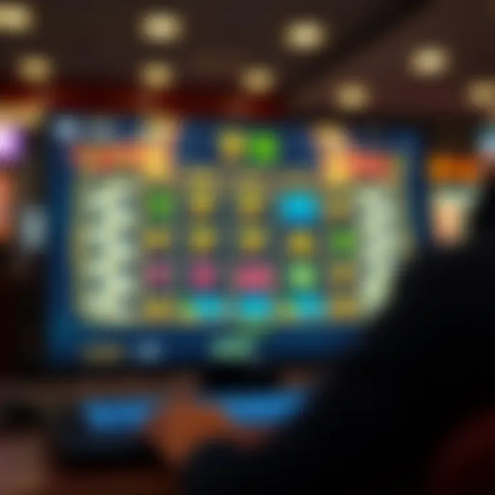 Online casino platform displaying demo slot games with virtual credits for practice