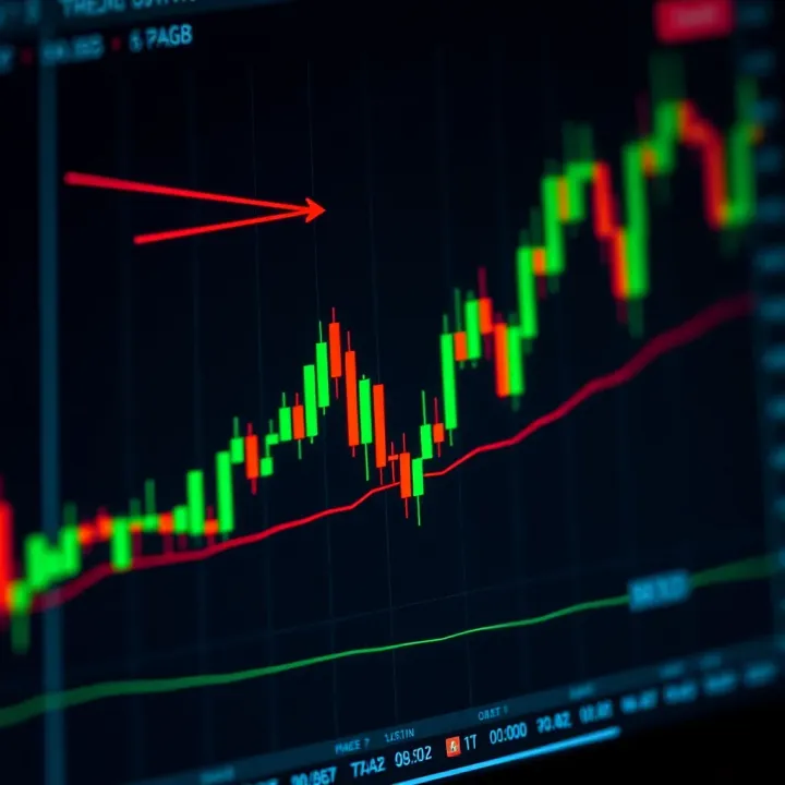 Technical analysis chart combining candlestick patterns with confirmation indicators for reliable trading signals