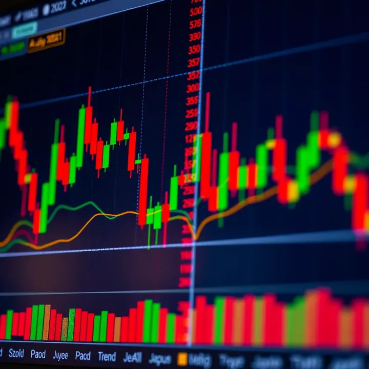Chart showing bullish and bearish candlestick reversal patterns indicating market trend changes