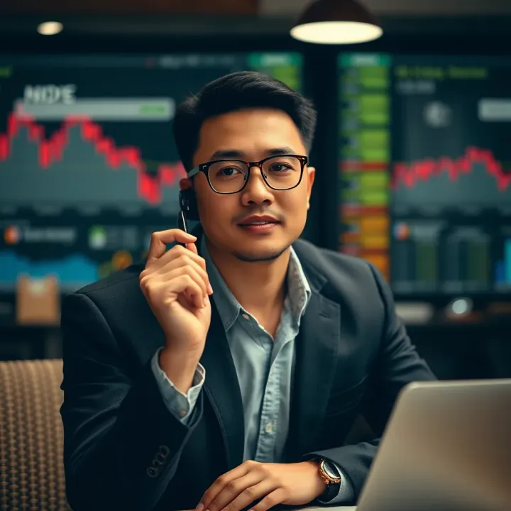 Visual representation of selecting trustworthy courses and safe investment practices