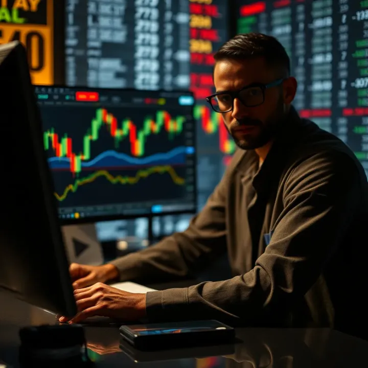 Visualization of risk management techniques in day trading
