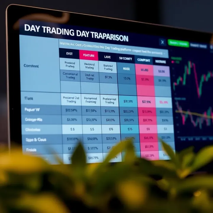 Feature and Cost Comparison of Brazilian Day Trading Platforms Comparison chart illustrating features and costs of top day trading platforms in the Brazilian market