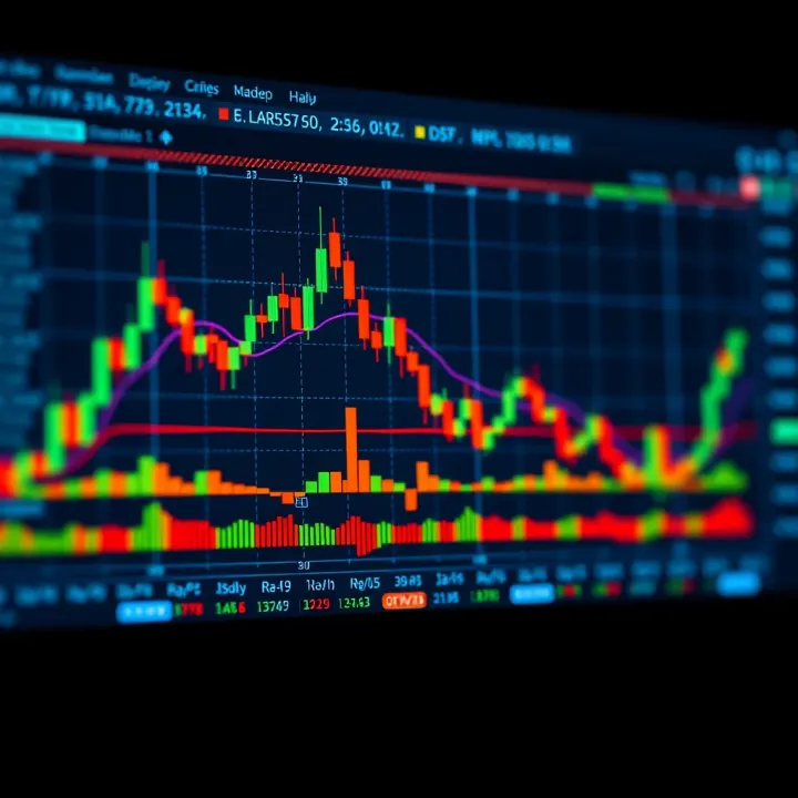 Diagram showing various candlestick patterns used in binary options trading