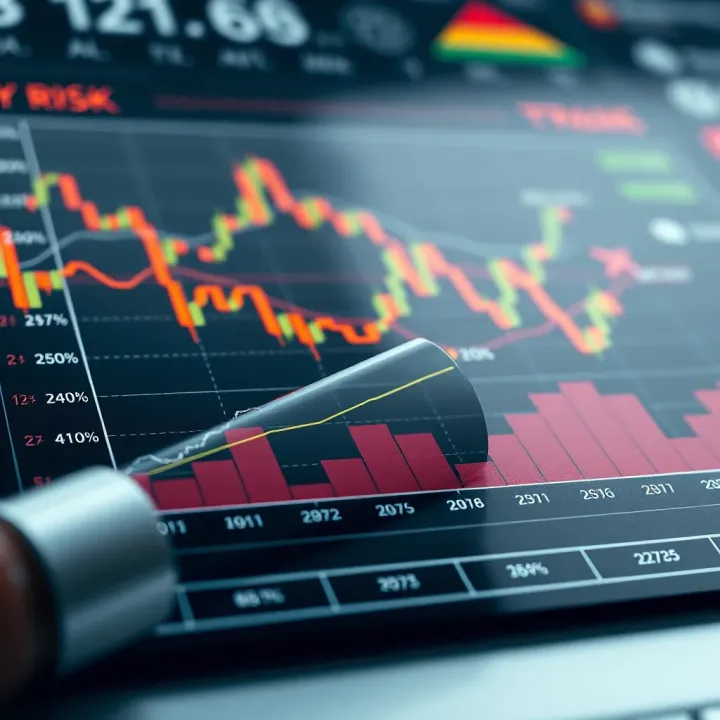 Analyzing Strategies and Risks in Crypto Copy Trading Graph depicting growth and risk factors in cryptocurrency copy trading strategies