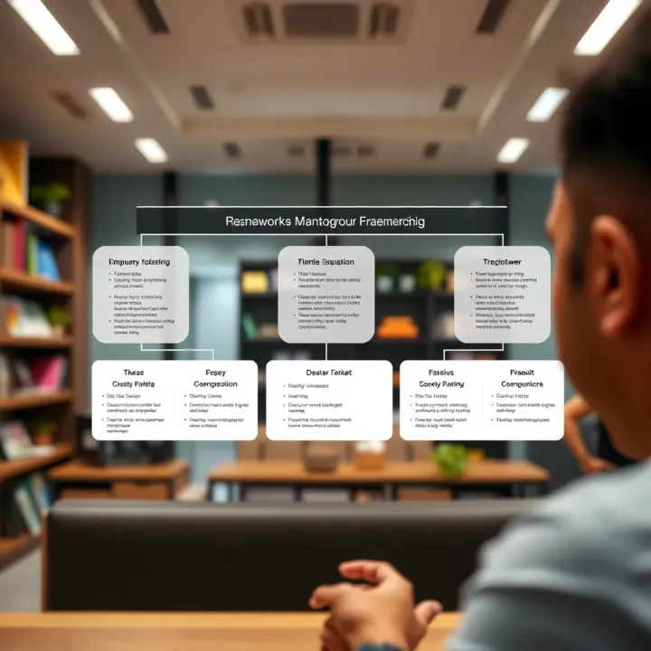 Framework for Understanding Consumer Behavior and Spotting Market Opportunities Framework showcasing methods to identify consumer behavior and competitive opportunities