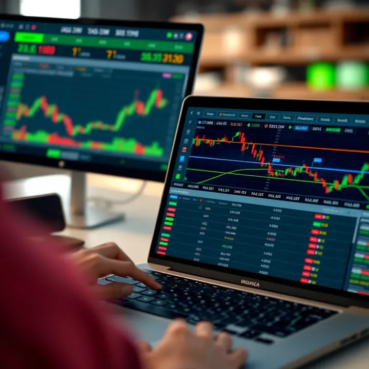 Comparison between demo account and real trading account highlighting key differences in features