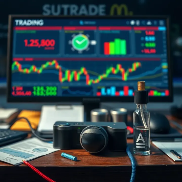 Illustration of various tools and support resources available for day traders