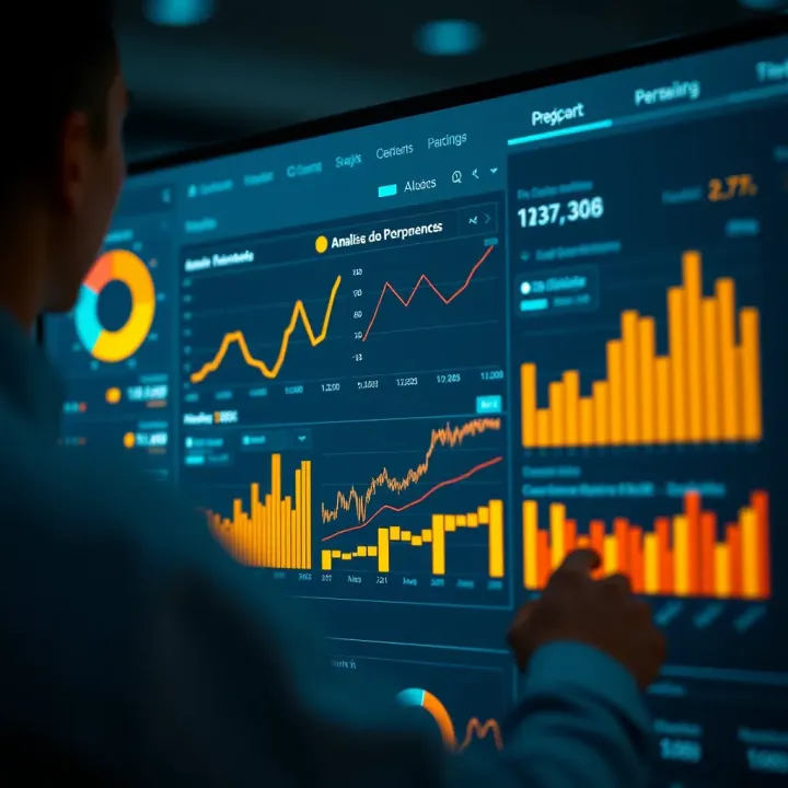 Customer Behavior and Market Insights Visualization Dashboard displaying data visualization of customer behavior and market insights