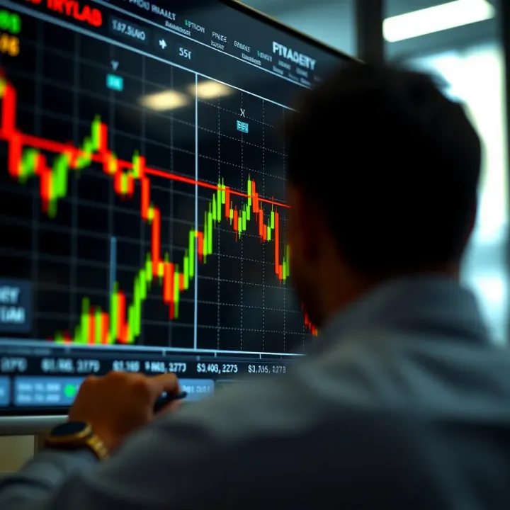 Essential Strategies for Successful Option Day Trading Chart illustrating option price movements with buy and sell signals for day trading strategies