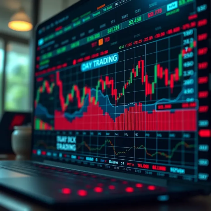 Effective Strategies and Risk Management in Day Trading Chart illustrating key strategies and risk management techniques in day trading