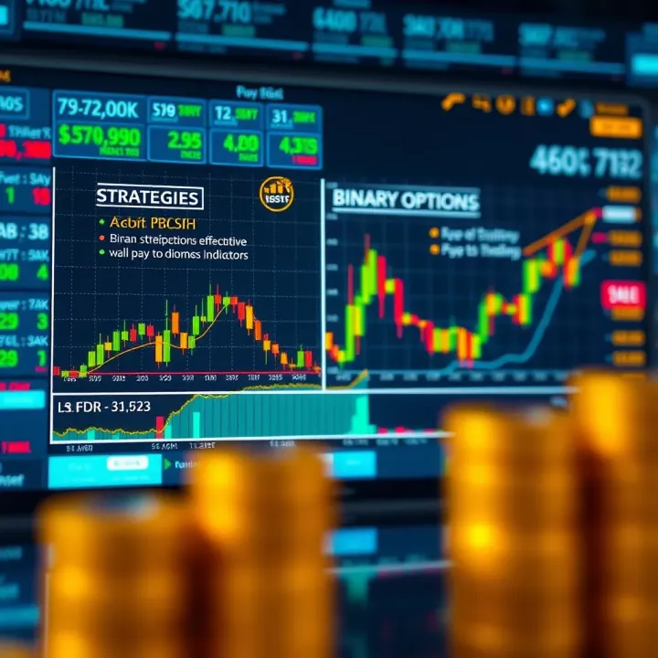 Diagram illustrating effective strategies using reliable binary options indicators